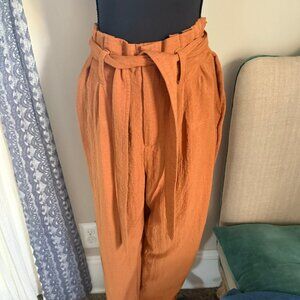 A New Day Ochre Brown Orange Barrel Pants Size Small